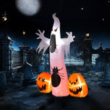11.8 FT Halloween Inflatables Ghost Spider Pumpkin Outdoor Decorations, Scary Halloween Giant Blow 43233787