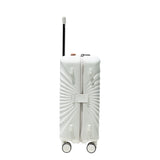 24" Luggage Lightweight Suitcase TSA Lock USB port Luggage Wheel lock Artificial leather Top handle W284P178344