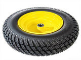 Set of 2 16x6.50-8 Lawn Mower Tires and Wheel Assembly, 4-Ply Tubeless Turf Tread Replacement, 3" W1364P445939