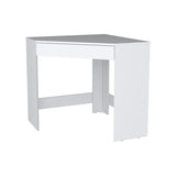 ZUN Menno Corner Desk with Spacious Drawer and Modern Design B128P176190