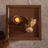 Farmhouse Coffee Table with Storage, Large Square Coffee Table for Living Room, Brown W3158P297430