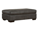 Tirana Contemporary Fabric Cocktail Ottoman, Sequoia Ash T2574P195193