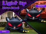 6.5 FT Halloween Inflatables Animated Black Cat with Shakable Head, Outdoorations Blow Up Yard 99885519
