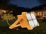 Portable LED Work Solar Light with Stepless Brightness Job Site Battery Rechargeable LED Floor Light 21256053
