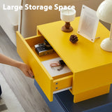 Modern Nightstand End Side Table with Large Storage Space Bedside Table for Bedroom Living Room and W2178138773