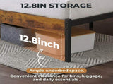 Metal Platform Bed Frame with Headboard & Footboard - No Box Spring Needed, 800LBS Sturdy Wooden 15786025
