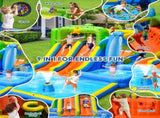 9 in 1 For Endless Fun Inflatable Bounce House with Blower Shower Soak Pool Sprinkler Fountain Water 80529343