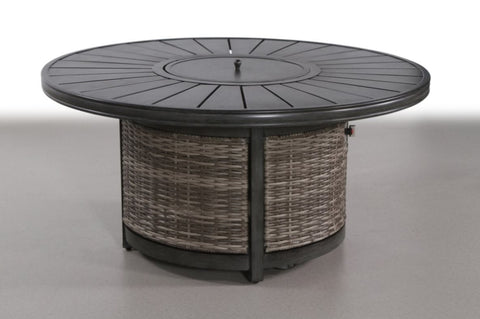 ZUN 25 H x 52 W Propane Outdoor Fire Pit Table B120142318