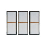 Gold Foil Abstract 3-piece Canvas Wall Art Set B03598816