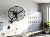 24 in Wall Mount Fan, 3-Speed Mechanical Control, Powerful Long Airflow, for Garage, Workshop & 55474743