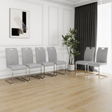 Modern dining chair faux leather cushioned seat Dining Chair Living Room Chair Cushioned chair W210P164978