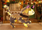 Holiday decoration 3D cute cat with LED lights 09458148