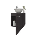 FM FURNITURE Pirtleville Bathroom Vanity with Integrated Sink and Faucet, Wengue B128P293880