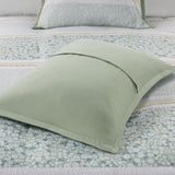Full/Queen 5 Piece Seersucker Comforter Set with Throw Pillows B035128845