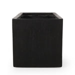 ZUN OUTDOOR LARGE SQUARE MGO PLANTER 35''L 70626.00BLK