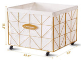 Laundry Baskets,Collapsible Laundry Basket with Wheels,Removable Lined for Easy Cleaning Storage 85833286