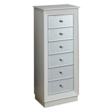 White 6-Drawer Jewelry Armoire B062P181346