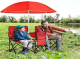 Outdoor camping chair with umbrella 10965306