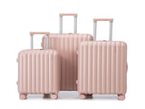 20"/24"/28" 3 pcs/set in ABS Spinner Wheel Luggage, Carry on Suitcase, with Cup Holder & USB Port & 18102904