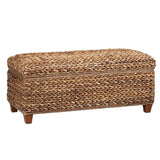 Amber Woven Banana Leaf Storage Trunk B062P145461