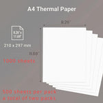 ZUN 1000 sheets of photocopy paper A4 white paper A4 printer paper Computer paper Business and office 11350904