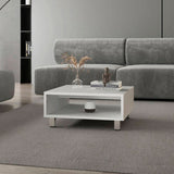Avondale Coffee Table in Melamine with Open Storage, white B128P244983