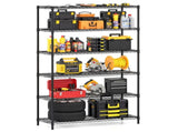 6-Tier Heavy-Duty Metal Storage Shelving, 4800 LBS Total Capacity Adjustable Utility Rack 48983420