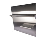 ZUN Range with Shelf 30 x 30.7 Inch Range Hood Wall Shield for Range Hood Stainless 80373851