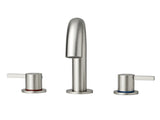 8-Inch Widespread Lavatory Faucet, 2-Handle 3-Hole with 360&deg Spout Vanity and Pop-Up Drain, 72809991