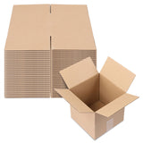 50pcs 8 "x 8" x 8 " thick 3mm corrugated cardboard box in kraft paper color 22717955