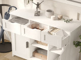 Storage Cabinets,Wooden Floor Cabinet,with Drawers and Shelves Storage Cabinets,Accent Cabinet for 32653137
