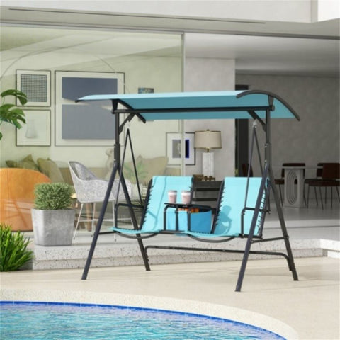 ZUN 2-Seat Patio Swing Chair （ Prohibited by WalMart ） 20239315
