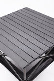 1-piece Folding Outdoor Table with Carrying Bag,Lightweight Aluminum Roll-up Square Table for W24172223