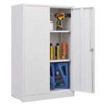 ZUN Metal Storage Cabinet with Locking Doors and Adjustable Shelf, Filing Storage Cabinet , 66558843