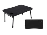 Adjustable Personal Table with Cupholder & Ipad Tablet Holder, Black 70057456