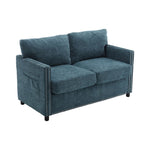 ZUN UNITED Modern chenille Fabric Loveseat, 2-Seat Upholstered Loveseat Sofa Modern Couch W1568P160577