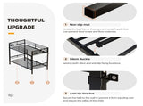 Metal bunk bed , suitable for children/teenagers/adults. 14.17-inch high guardrails. W5635P539763