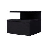 Augusta Floating Nightstand with 2-Tier Shelf and 1-Drawer B128P148862