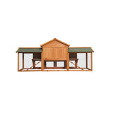 79.5" Extra Large Bunny Cage with 2 Runs House Small Animal Habitats for Guinea Pigs Hamster W21953995