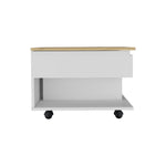 ZUN Luanda Lift Top Coffee Table, Casters, One Shelf B070P188809