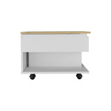 Luanda Lift Top Coffee Table, Casters, One Shelf B070P188809