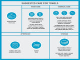 100% Egyptian Cotton 6 Piece Towel Set B03599335