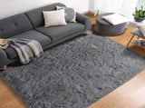 5ft x 8ft Rugs for Living Room,Grey Fluffy Carpet Large Fuzzy Plush Shag Comfy Soft, Non-Slip Indoor 26401731