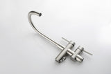 Mount Bathtub Faucet Freestanding Tub Filler Brushed Nickel Standing High Flow Shower Faucets with TH-Y5503NS