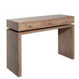 Rustic Wooden Console Table with 3 Drawers, 47inway Table with Drawers, Wood Console Table For W2729P270741