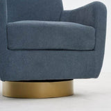 360 degree rotating sofa armchair cotton linen skin friendly fabric Ergonomic design Living room W2113P235640