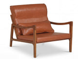 Modern Accent Chair with Rubber Wood Legs, Upholstered Lounge Armchair with Neck & Lumbar Pillow for 89834523