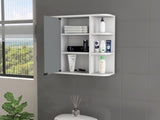 Valdez Medicine Cabinet With Six Shelves, Mirror Cabinet B128P148818