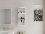 12" Bathroom Wall-Mounted Storage Rack, Float Mounting Design, W999P277165