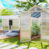 Wooden Walk-in Greenhouse Kit 26732641